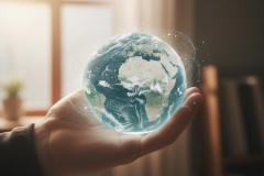 Firefly_Gemini-Flash_globe-in-hand-845504